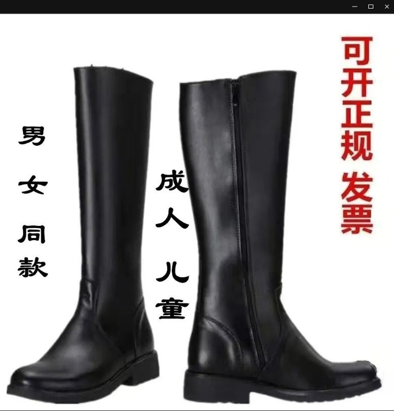 Adult And Children'S Performance Costume Old Beijing Cloth Shoes Eighth Route Army Red Army Black Cloth Shoes Men'S And Women'S Shoes Film And Television Performance - Image 1
